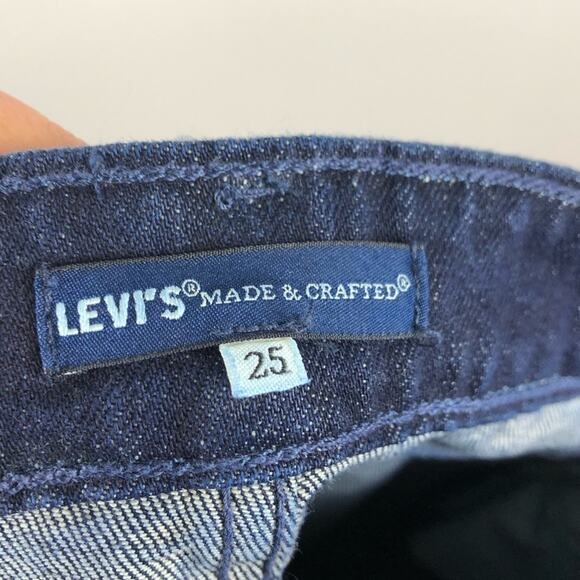 LEVI'S Embroidered Button Front Denim Skirt New 25 - Picture 8 of 9